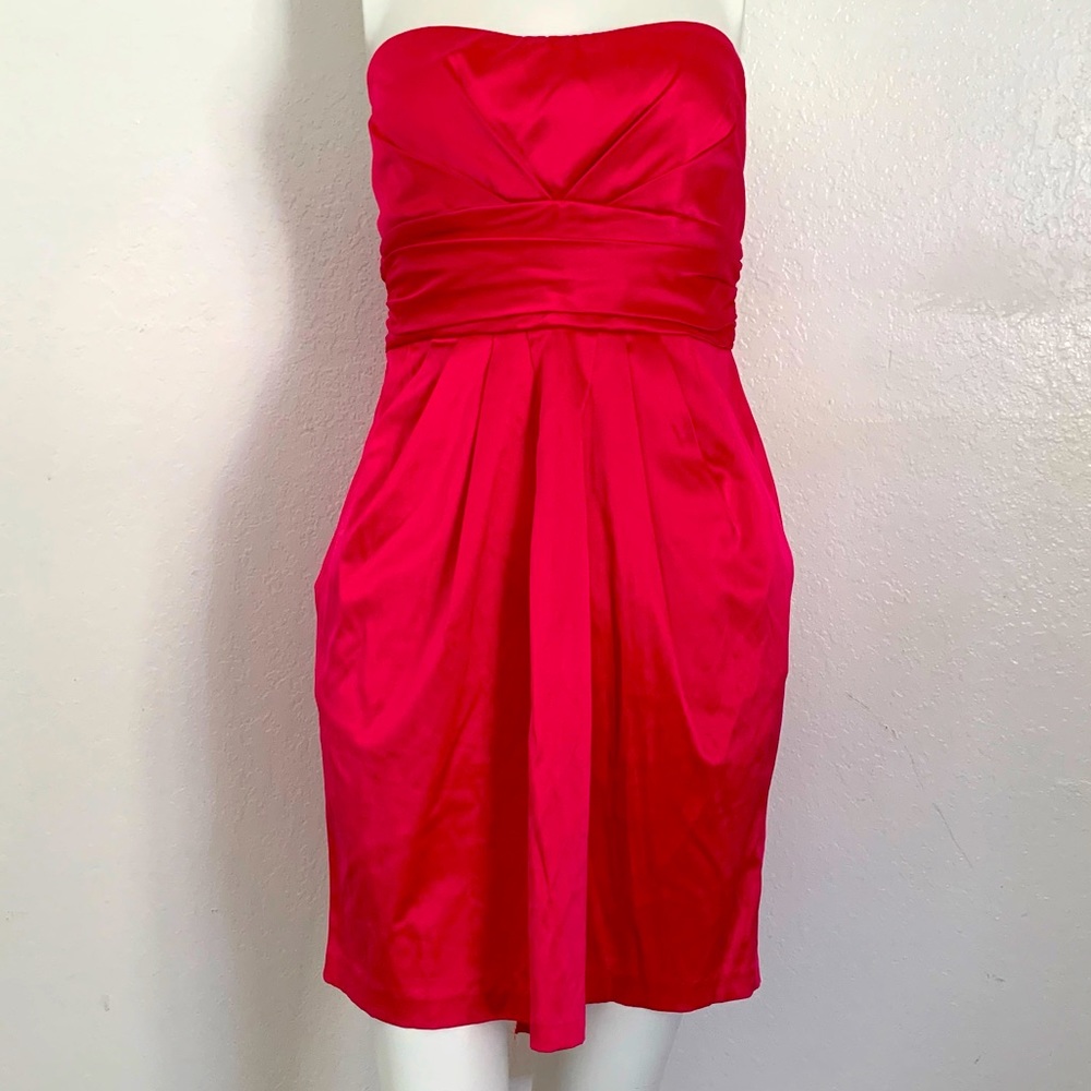 Forever 21 Pink Strapless Dress Size Large